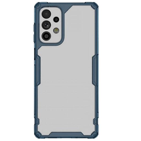 Husă pentru smartphone Samsung Galaxy A73 (Nature Pro) Transparent Blue Nillkin, TPU, Back photo 1