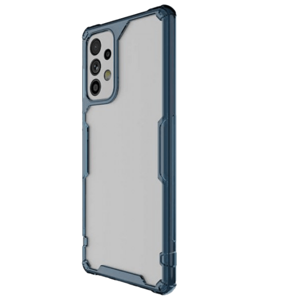 Husă pentru smartphone Samsung Galaxy A73 (Nature Pro) Transparent Blue Nillkin, TPU, Back photo 2