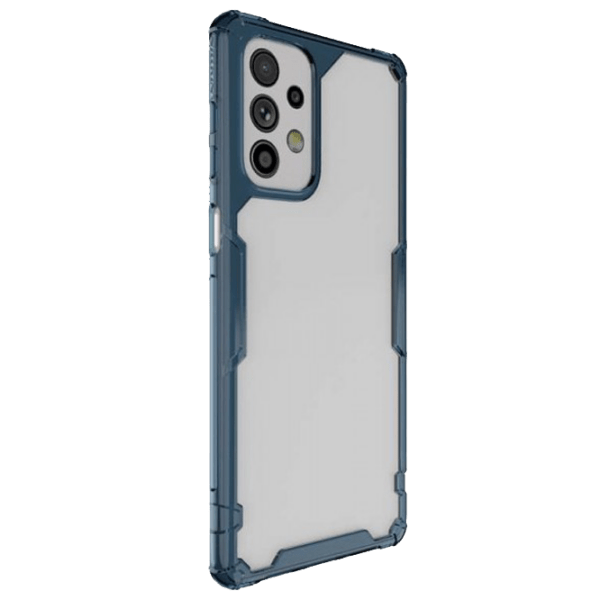 Husă pentru smartphone Samsung Galaxy A73 (Nature Pro) Transparent Blue Nillkin, TPU, Back photo 3