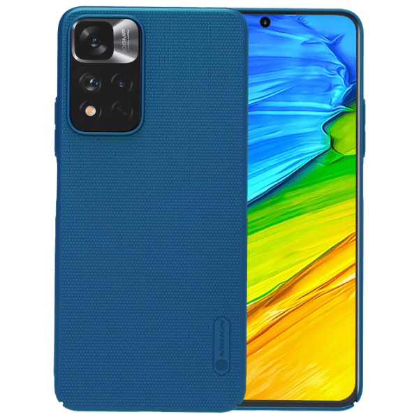 Husă pentru smartphone Xiaomi Redmi Note 11 Pro (Frosted Shield) Peacock Black Nillkin, PC, Back photo 1