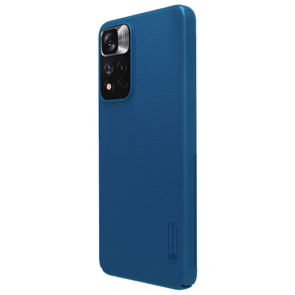 Husă pentru smartphone Xiaomi Redmi Note 11 Pro (Frosted Shield) Peacock Black Nillkin, PC, Back photo 3