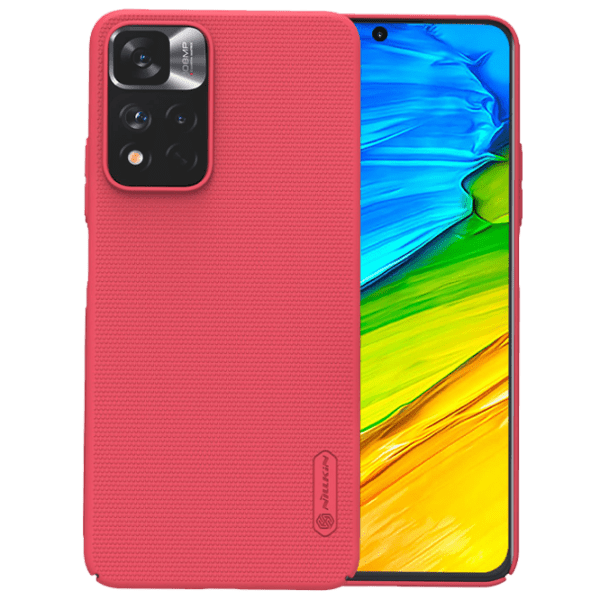 Чехол для смартфона Xiaomi Redmi Note 11 Pro (Frosted Shield) Красный Nillkin, PC, Back photo 1