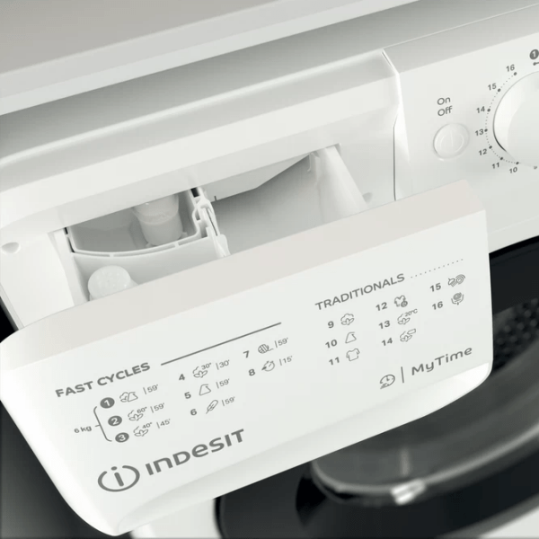 Mașină de spălat Indesit OMTWSA 61053 WK EU White 6 kg, 1000 rpm, A+++ photo 6