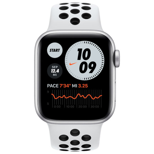 Ceas inteligent Apple Watch SE Nike Silver 1.57" | 40mm | Aluminiu/Fluoroelastomer
| MKQ23 photo 2