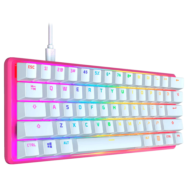 Tastatură HyperX Alloy Origins 60 TKL Pink Gaming, Cu fir photo 2