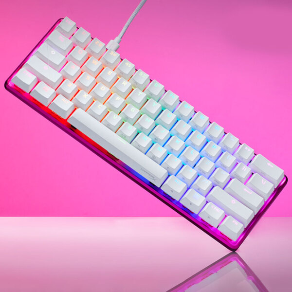 Tastatură HyperX Alloy Origins 60 TKL Pink Gaming, Cu fir photo 7