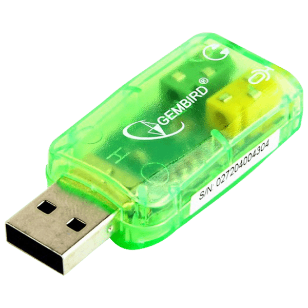 Adapter Gembird SC-USB-01 Green USB photo 1