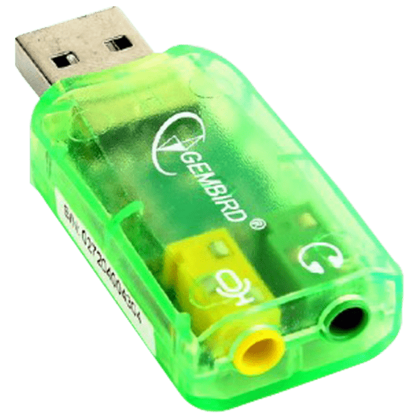 Adapter Gembird SC-USB-01 Green USB photo 2