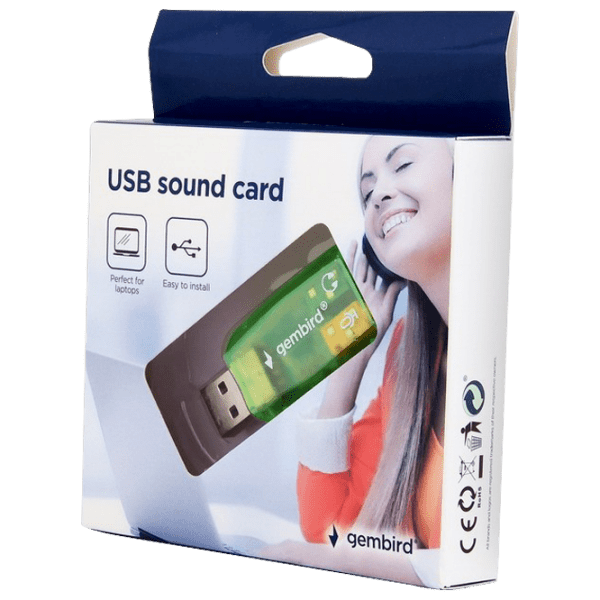 Adapter Gembird SC-USB-01 Green USB photo 3