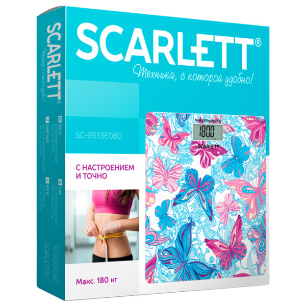 Cântar de podea Scarlett SC-BS33E080 Multicolor 180 kg / Multicolor photo 3