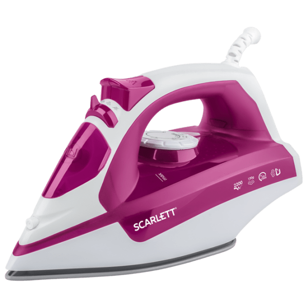 Fier de călcat Scarlett SC-SI30K25 Pink 2200 W, 60 g/ min, 0.25 l, Ceramică photo 1