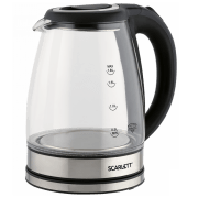 Ceainic electric Scarlett SC-EK27G88 Black 1800 W, 1.7l, Material interior: Sticlă