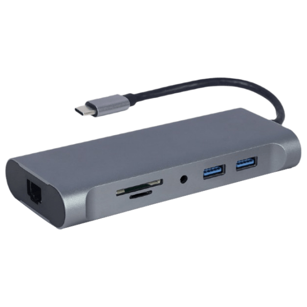 Адаптер Cablexpert A-CM-COMBO7-01 Серый USB Type-C photo 2