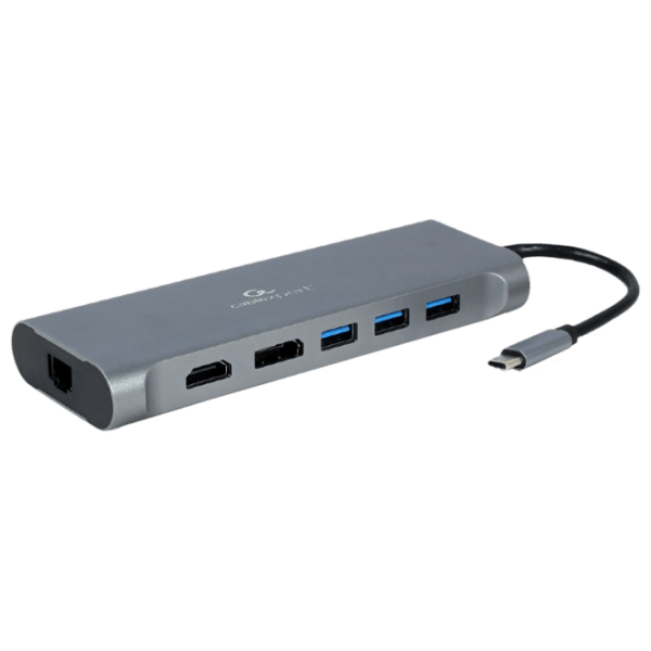 Adapter Cablexpert A-CM-COMBO8-01 Gray USB Type-C photo 1