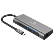 Adapter Cablexpert A-CM-COMBO5-01 Gray USB Type-C