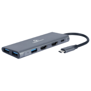 Adapter Cablexpert A-CM-COMBO3-01 Gray USB Type-C
