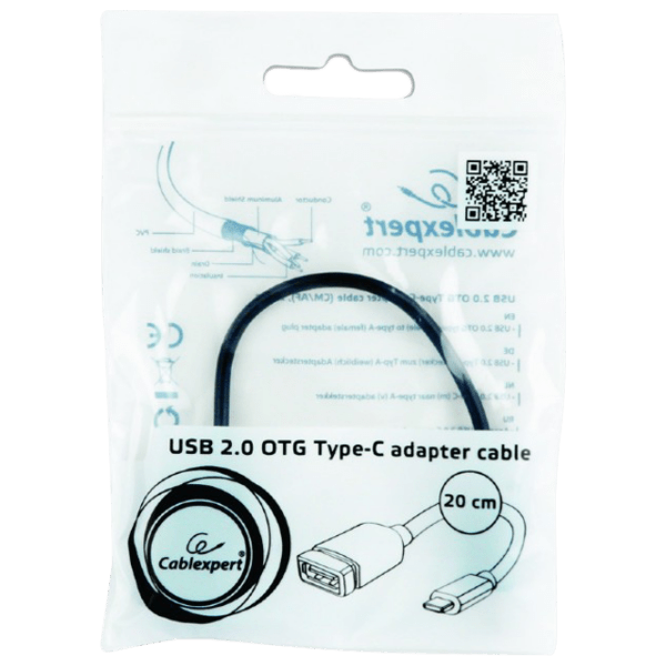 Адаптер Cablexpert A-OTG-CMAF2-01 Черный  photo 2