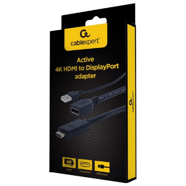 Adapter Cablexpert A-HDMIM-DPF-01 Black  photo 3