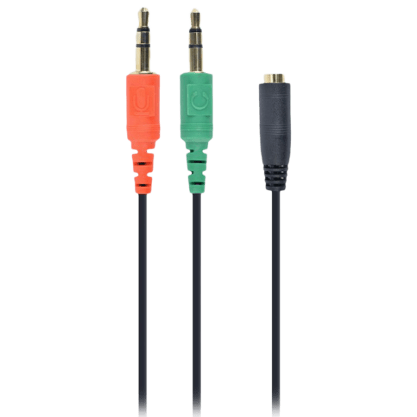 Cablu audio Cablexpert CCA-418 3.5 mm/ 3.5 mm Black  photo 1