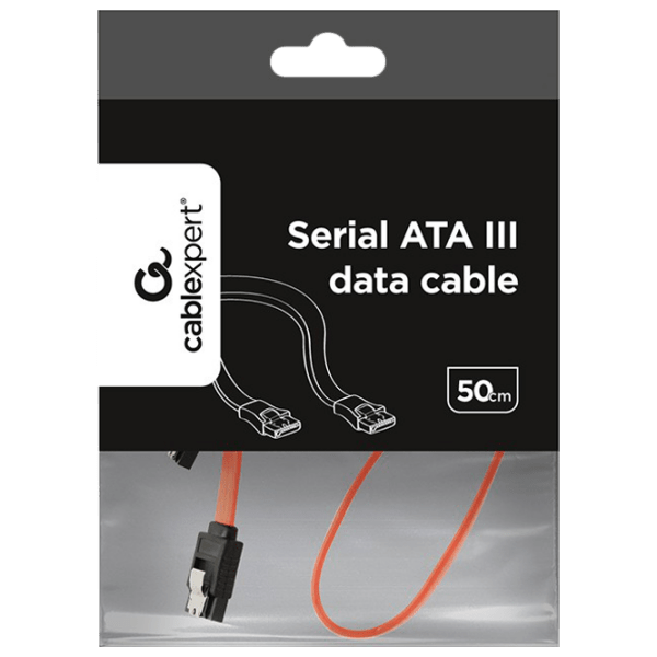 Cablu de date Cablexpert CC-SATAM-DATA SATA III/ SATA III Orange  photo 2
