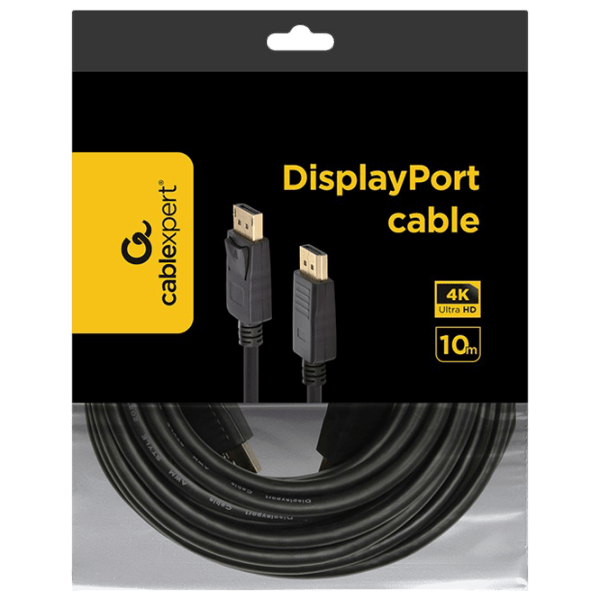 Кабель видео Cablexpert CC-DP2-10M DisplayPort/ DisplayPort Черный  photo 3