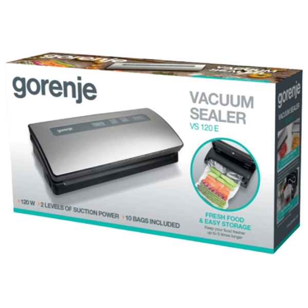 Aparat de vidat Gorenje VS120E Inox 120 W photo 6