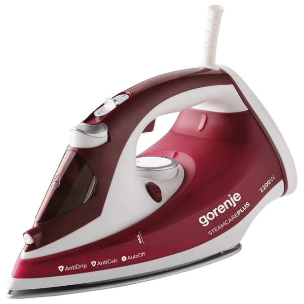 Fier de călcat Gorenje SIH2200RBC Red 2200 W, 30 g/ min, 0.28 l, Ceramică photo 1