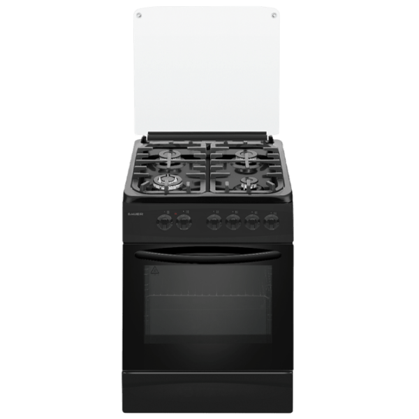 Плита Bauer TE 6640 BLICTT Черный Тип плиты: Газовая, 60 л, Тип духовки: Электрическая photo 1