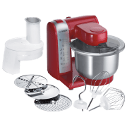 Mașină de bucătărie Bosch MUM48R1 Red 600 W, Mecanic, Numărul de viteze: 4