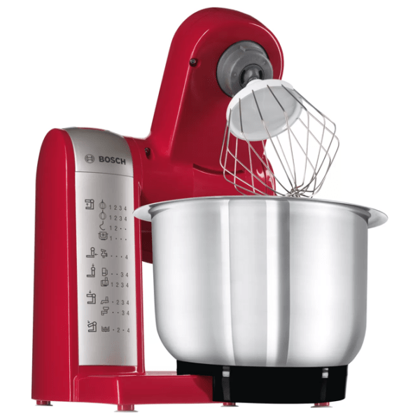 Mașină de bucătărie Bosch MUM48R1 Red 600 W, Mecanic, Numărul de viteze: 4 photo 2