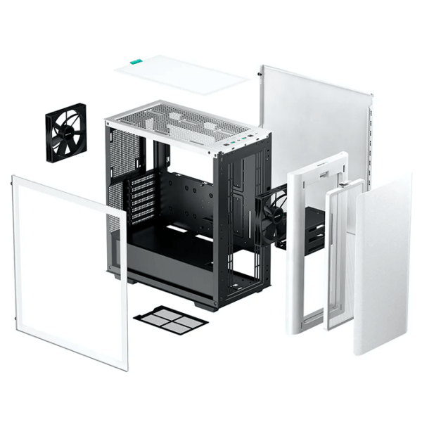 Carcasă Deepcool CK500 White micro ATX photo 10