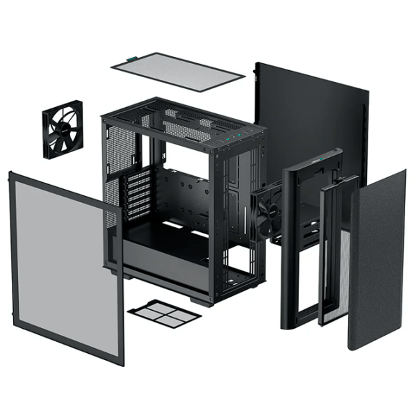 Carcasă Deepcool CK500 Black micro ATX photo 10
