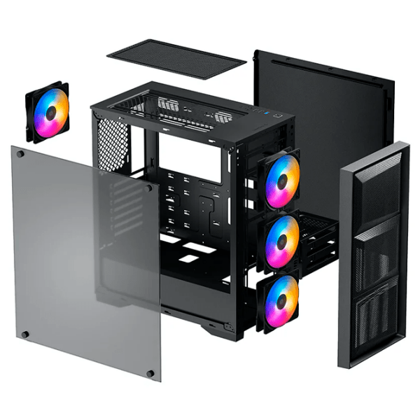 Корпус Deepcool MATREXX 50 MESH 4FS Черный micro ATX photo 11