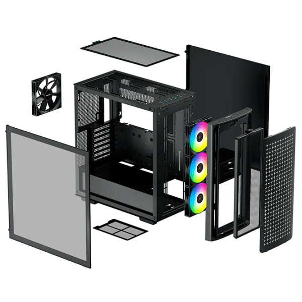 Корпус Deepcool CK560 Черный micro ATX photo 10