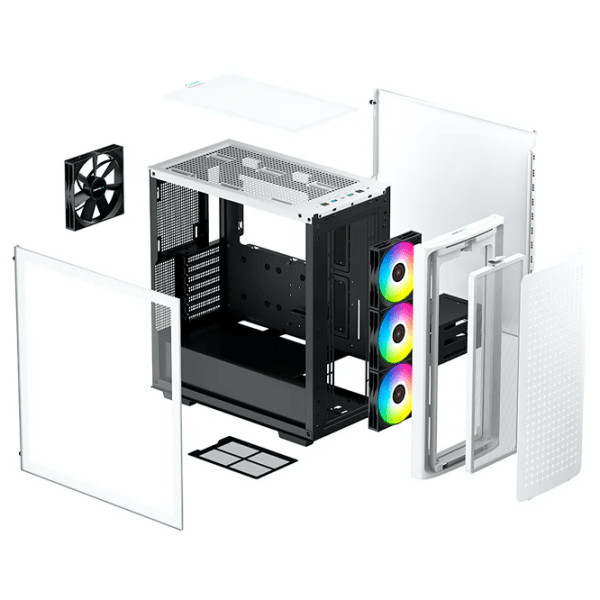 Корпус Deepcool CK560 Белый micro ATX photo 10