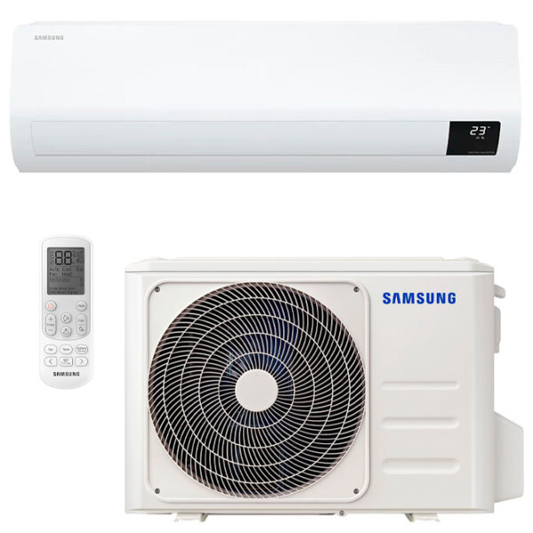Aparat de aer condiționat Samsung AR24BXFAMWK White 65 m2 | 24000 BTU | White photo 9