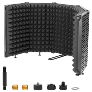 Scut Izolare Fonică pentru Microfon Boya BY-RF5P Black 
