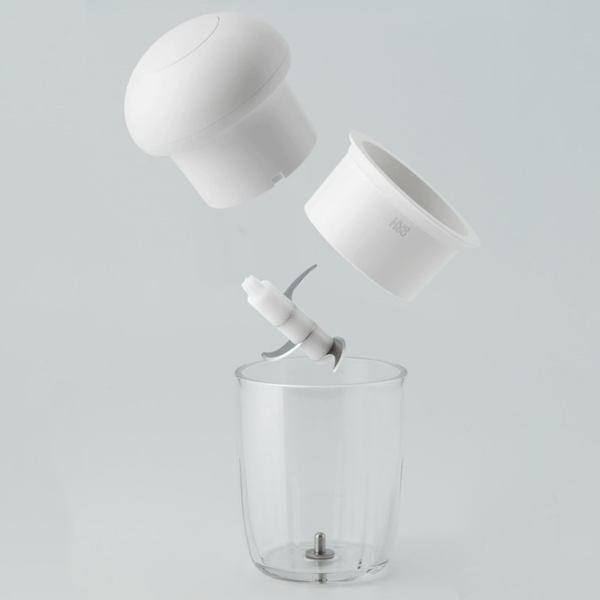 Aparat de mărunţit Huohou Wireless Electric Mixer White Acumulator, 65 W, 0.29 l photo 3