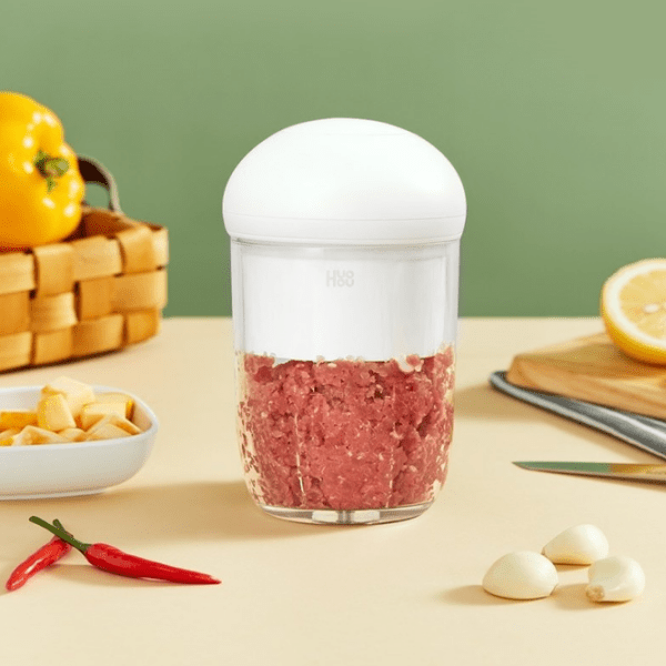 Aparat de mărunţit Huohou Wireless Electric Mixer White Acumulator, 65 W, 0.29 l photo 5