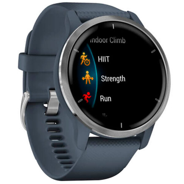 Ceas inteligent Garmin Venu 2 Blue 1.3" | 45 mm | Oțel inoxidabil/Silicon
| 010-02430-10 photo 3