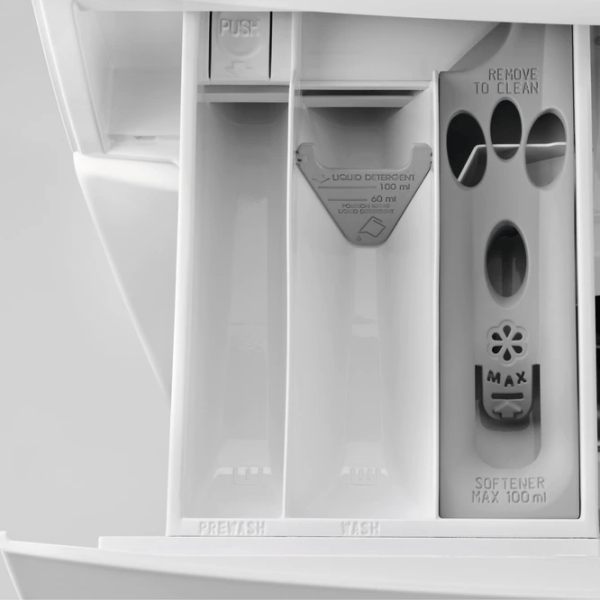 Mașină de spălat cu uscător Electrolux EW7W368SI White 8 kg, 1600 rpm, E photo 3