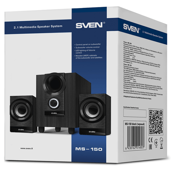 Sistem audio Sven MS-150 Black  photo 6