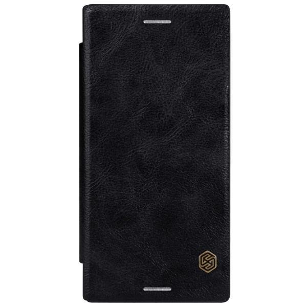 Husă pentru smartphone Xiaomi Redmi Note 11 Pro (QIN Pro) Black Nillkin, Piele, Flip Cover photo 1