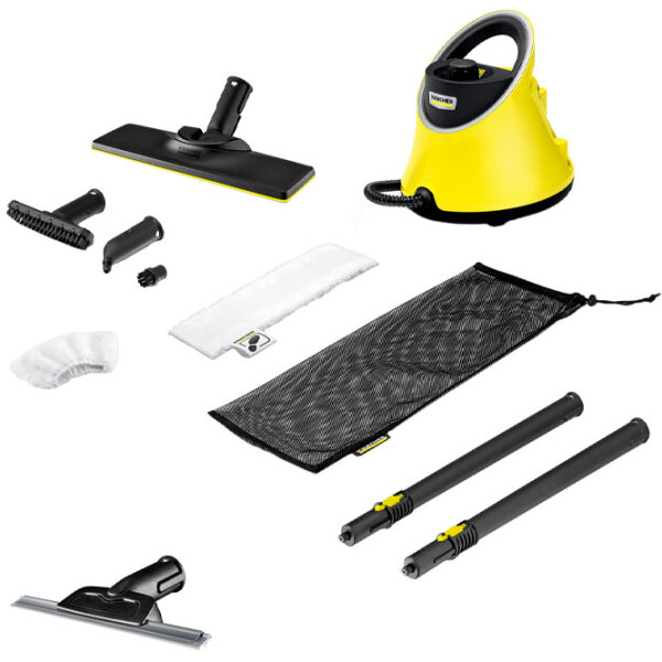 Curățitor cu aburi KARCHER SC2 Deluxe EF Limited Edition Yellow 1500 W, , 1 l photo 3