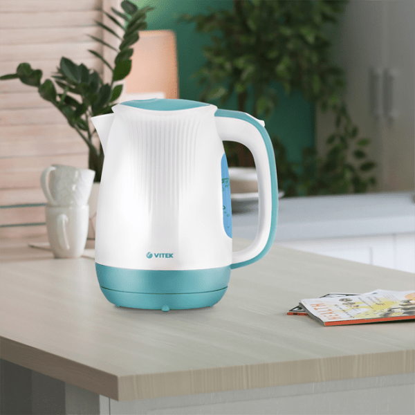 Ceainic electric Vitek VT-7059 White 2200 W, 1.7 l, Material interior: Plastic photo 6