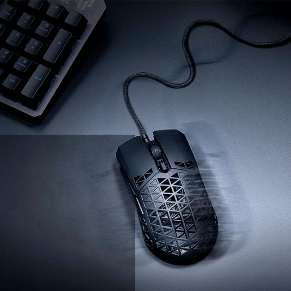 Mouse Asus TUF Gaming M4 Air Black Cu fir / 16000 dpi photo 5