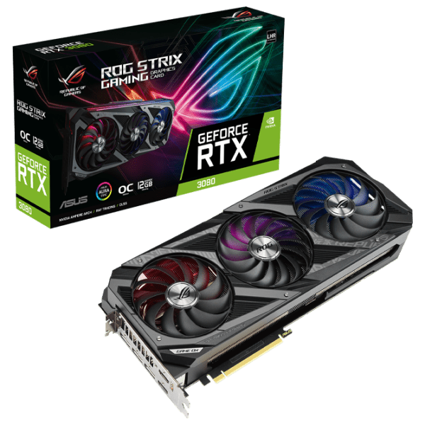 Placă video Asus RTX 3080 ROG Strix Gaming OC 12 GB  photo 7