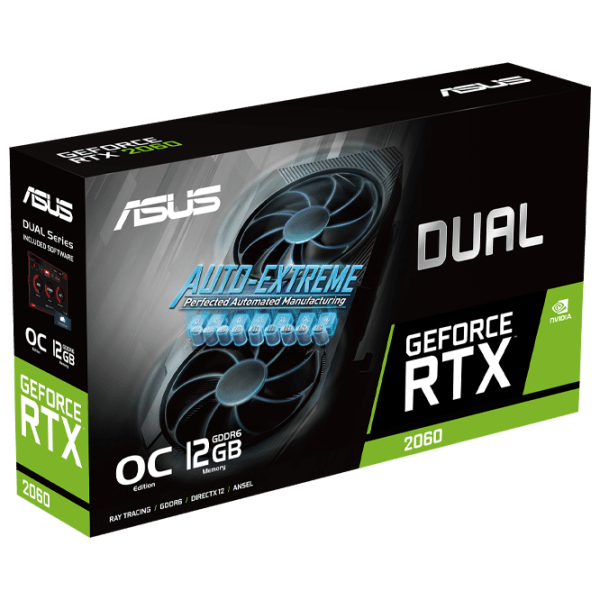 Видеокарта Asus GeForce RTX 2060 Dual EVO OC 12 ГБ  photo 7
