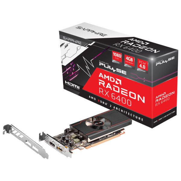 Видеокарта Sapphire PULSE Radeon RX 6400 4 ГБ  photo 5