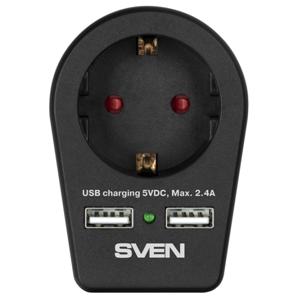 Удлинитель Sven SF-S1U Черный  photo 2